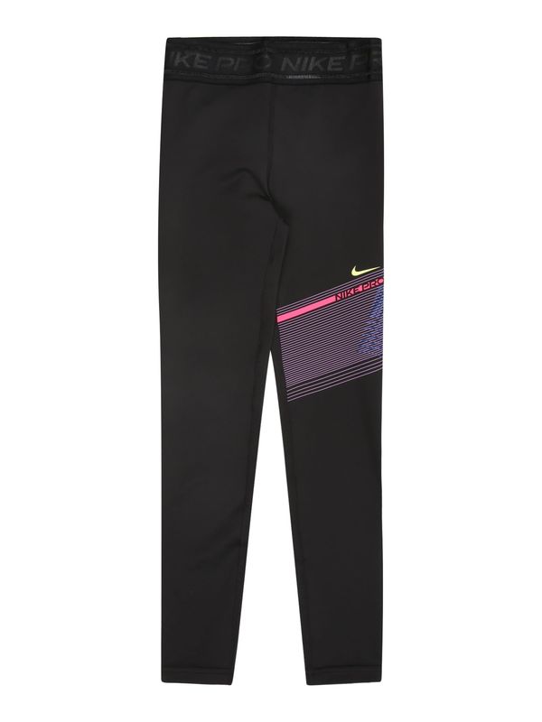 NIKE NIKE Športne hlače  siva / roza / črna