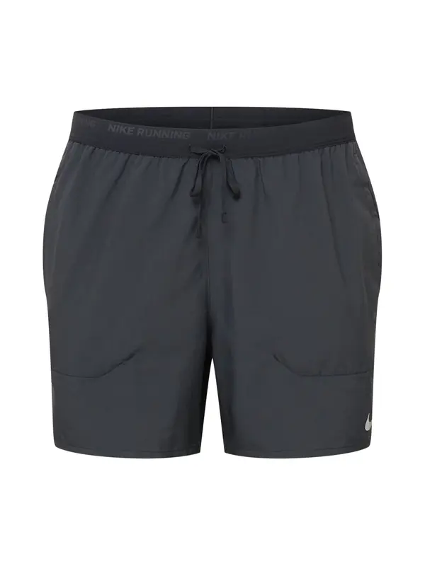 NIKE NIKE Športne hlače 'Stride'  črna / bela