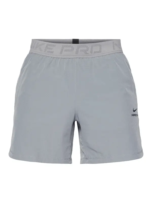 NIKE NIKE Športne hlače  svetlo siva / črna
