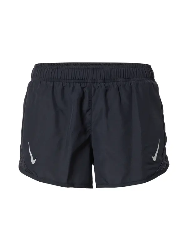 NIKE NIKE Športne hlače 'Tempo Race'  črna / srebrna