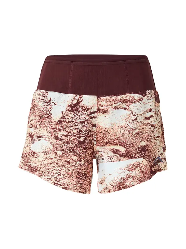 NIKE NIKE Športne hlače 'TRAIL'  losos / burgund / bela