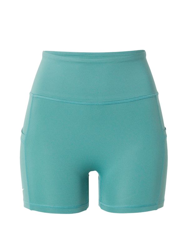 NIKE NIKE Športne hlače  zelena / bela