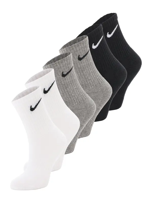 NIKE NIKE Športne nogavice 'Everyday'  siva / črna / bela