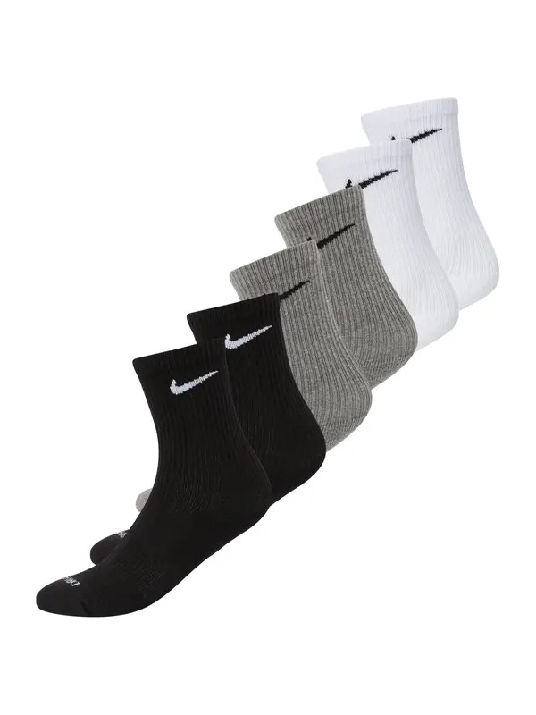 NIKE NIKE Športne nogavice  pegasto siva / črna / bela