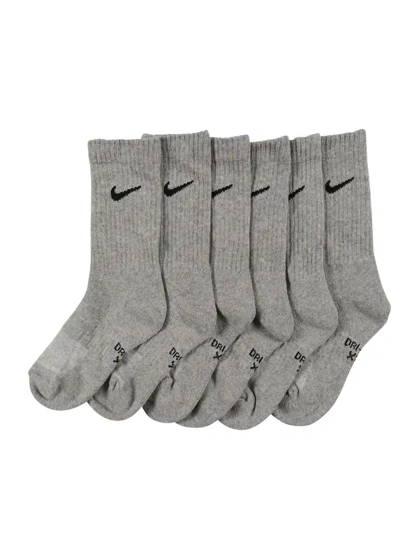 NIKE NIKE Športne nogavice  pegasto siva / črna
