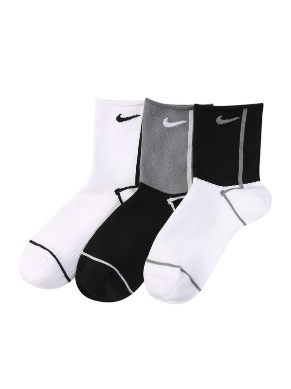 NIKE NIKE Športne nogavice  siva / črna / bela