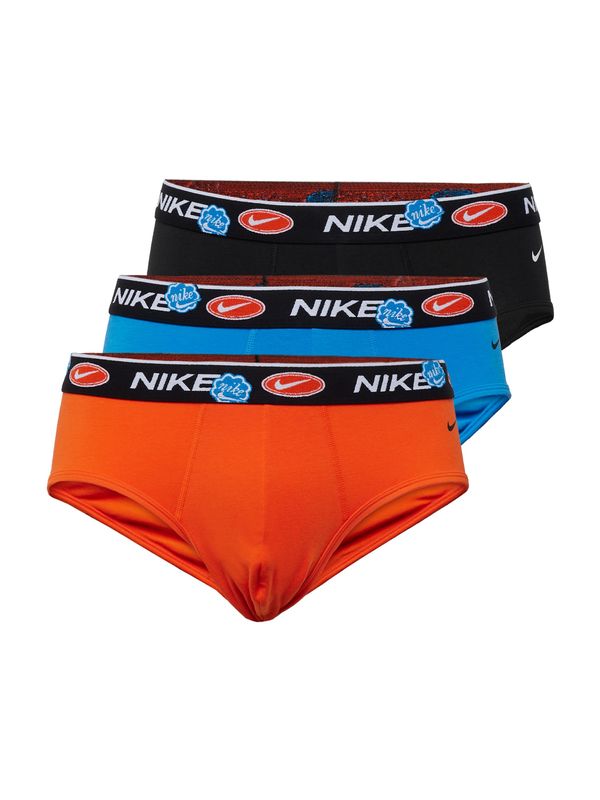 NIKE NIKE Športne spodnjice  azur / oranžna / črna / off-bela