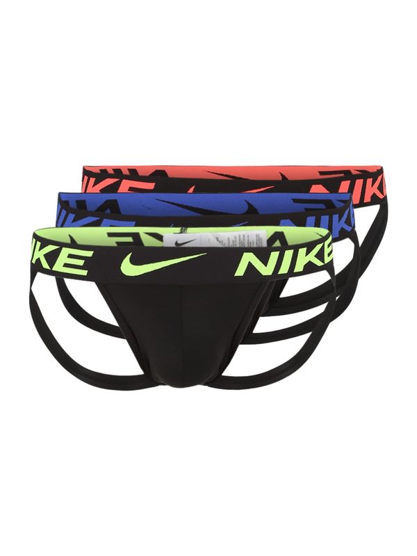 NIKE NIKE Športne spodnjice 'JOCK STRAP'  modra / limeta / grenada / črna