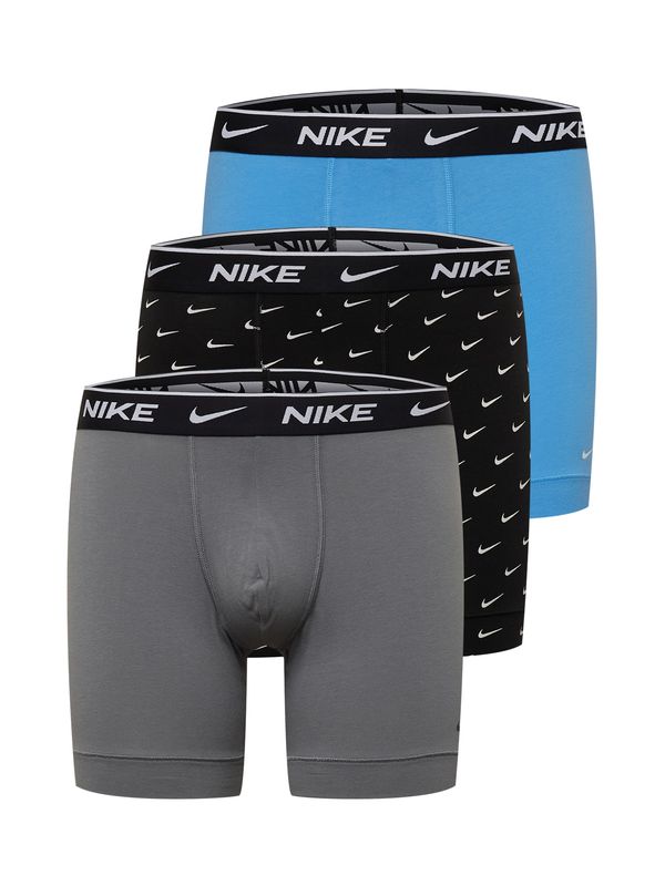 NIKE NIKE Športne spodnjice  modra / siva / črna