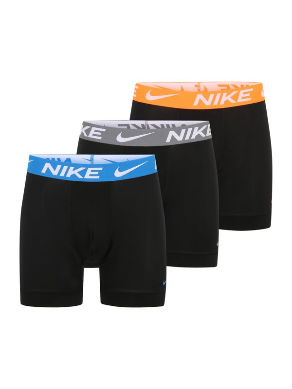 NIKE NIKE Športne spodnjice  modra / siva / svetlo oranžna / črna