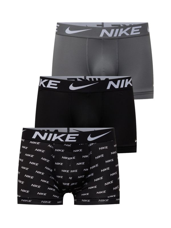 NIKE NIKE Športne spodnjice  siva / črna / bela
