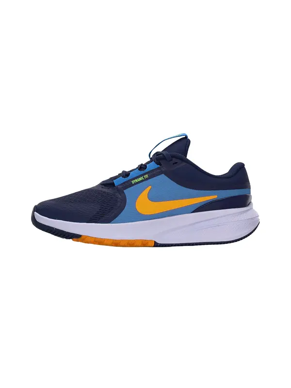 NIKE NIKE Športni čevelj 'Star Runner 5'  mornarska / kraljevo modra / kari / travnato zelena