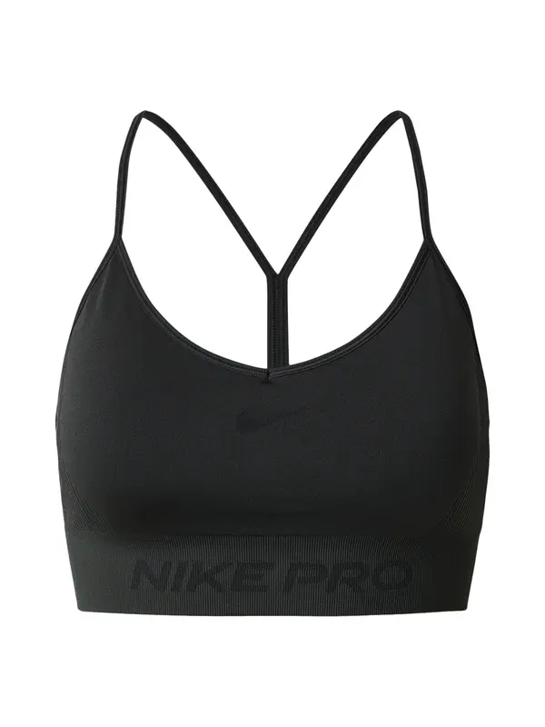 NIKE NIKE Športni nederček  antracit / črna