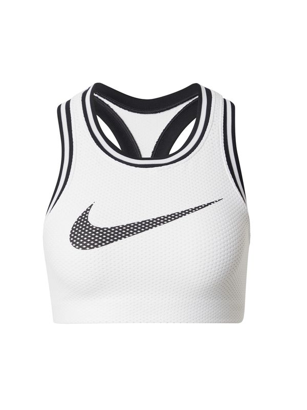 NIKE NIKE Športni nederček  črna / bela