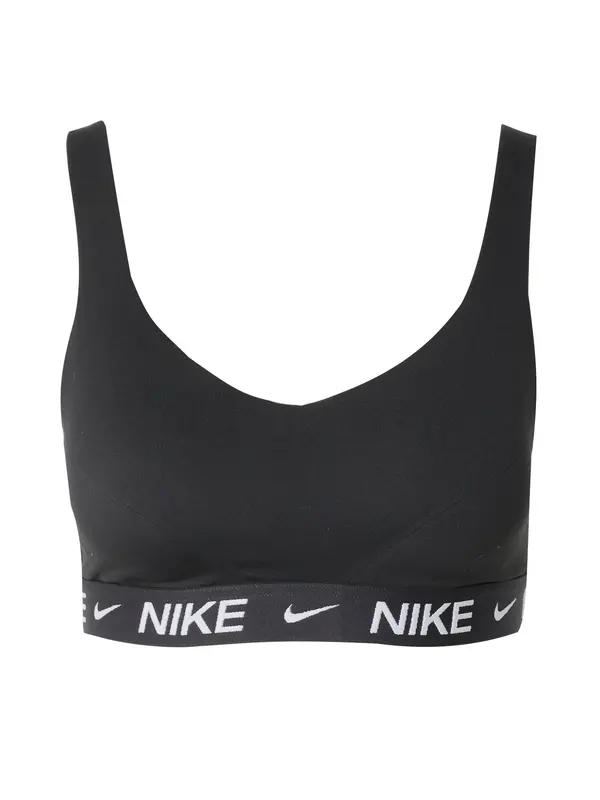 NIKE NIKE Športni nederček 'Indy'  črna / bela