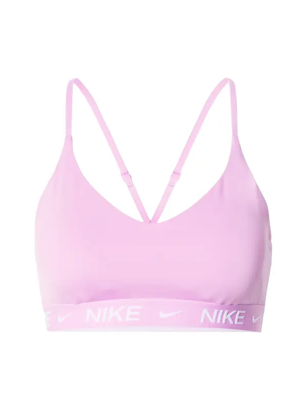 NIKE NIKE Športni nederček 'INDY'  sliva / bela