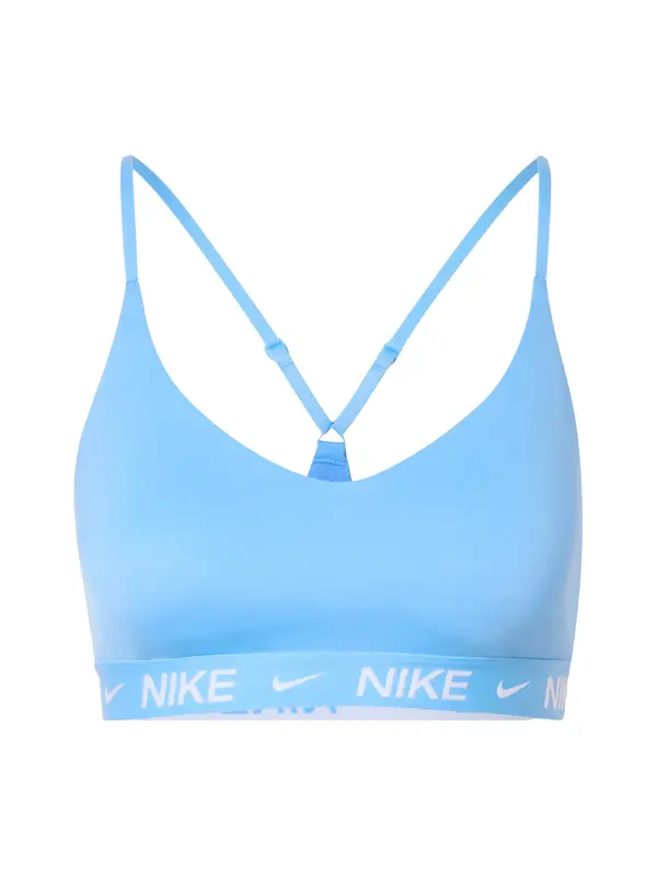 NIKE NIKE Športni nederček 'INDY'  svetlo modra / bela