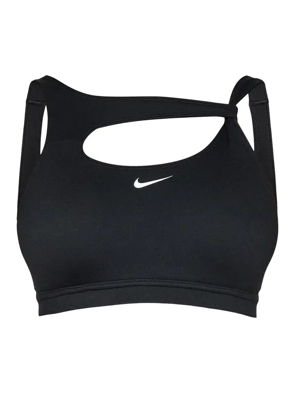 NIKE NIKE Športni nederček 'One'  črna / bela