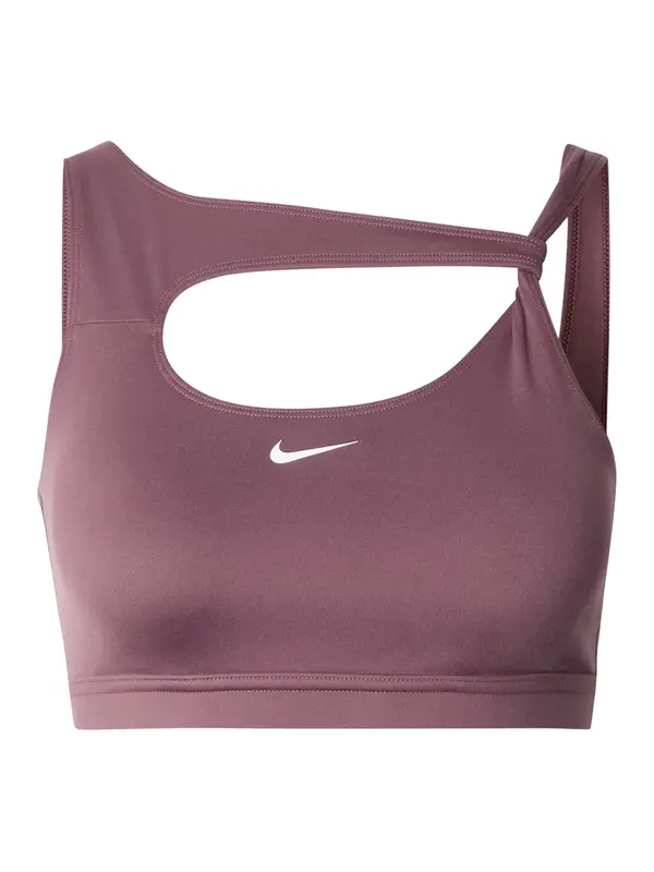 NIKE NIKE Športni nederček 'One'  mauve / bela