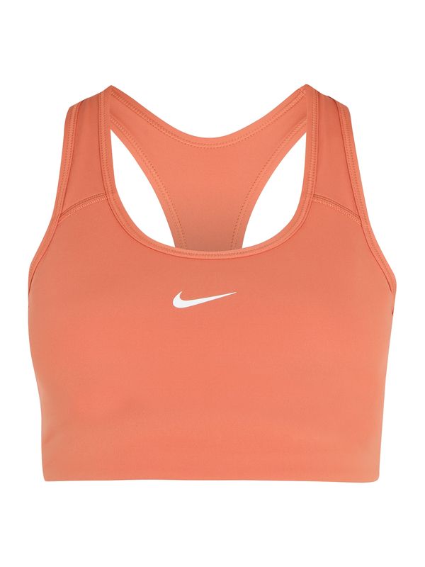 NIKE NIKE Športni nederček  oranžno rdeča / bela