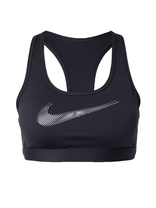 NIKE NIKE Športni nederček  siva / črna / bela