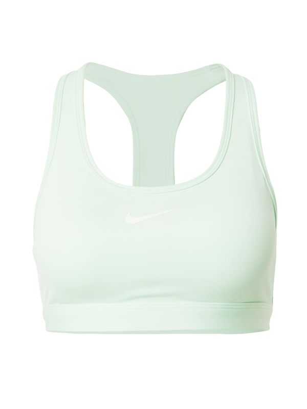 NIKE NIKE Športni nederček 'SWOOSH'  limeta / bela