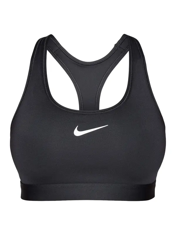 NIKE NIKE Športni nederček 'SWSH'  črna / bela