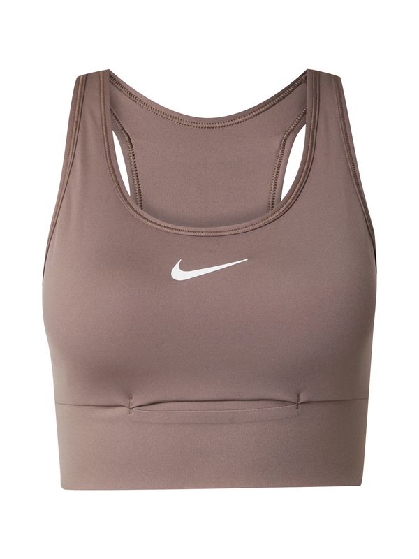 NIKE NIKE Športni nederček 'SWSH'  rjava / off-bela