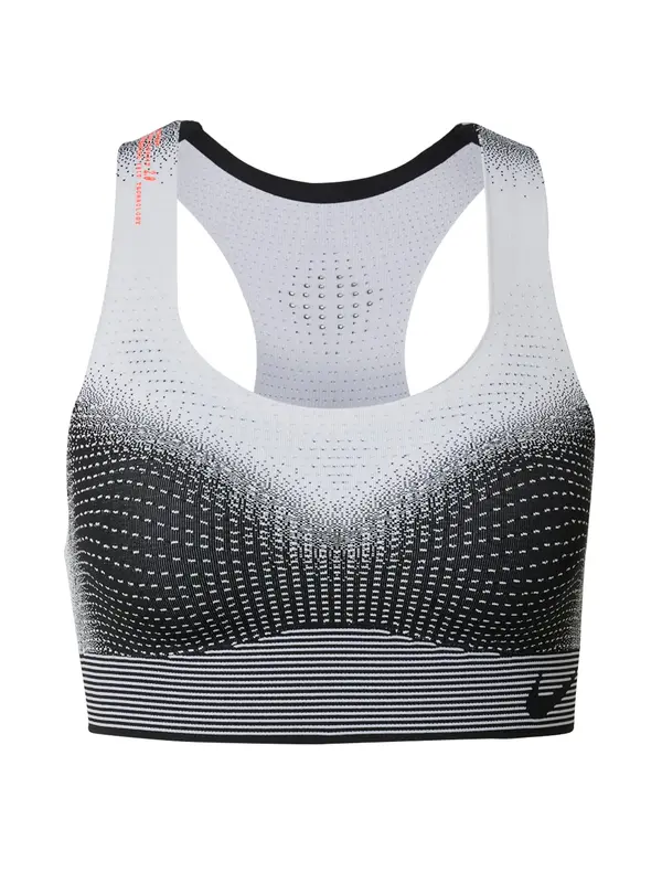 NIKE NIKE Športni nederček 'SWSH'  svetlo siva / svetlo rdeča / črna