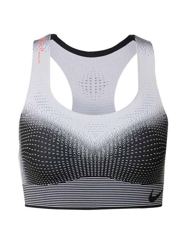 NIKE NIKE Športni nederček 'SWSH'  svetlo siva / svetlo rdeča / črna