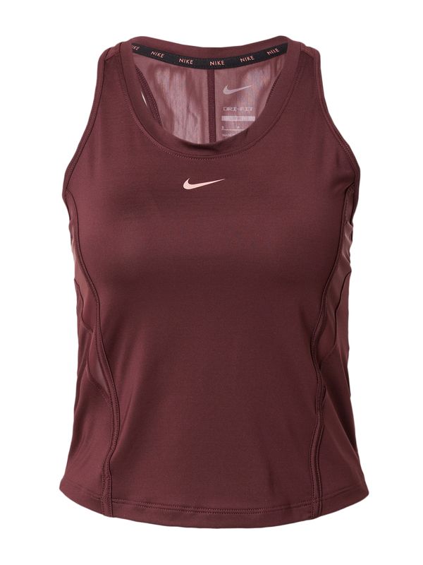 NIKE NIKE Športni top  burgund / bela