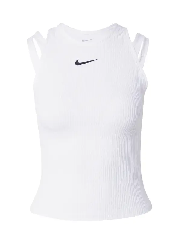NIKE NIKE Športni top  črna / bela
