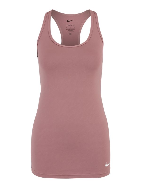 NIKE NIKE Športni top  mauve / bela