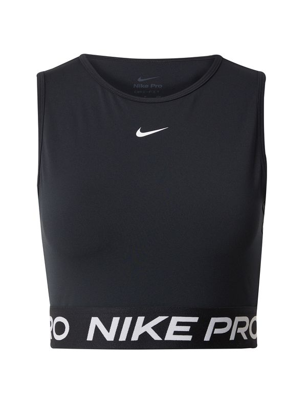 NIKE NIKE Športni top 'PRO 365'  črna / bela