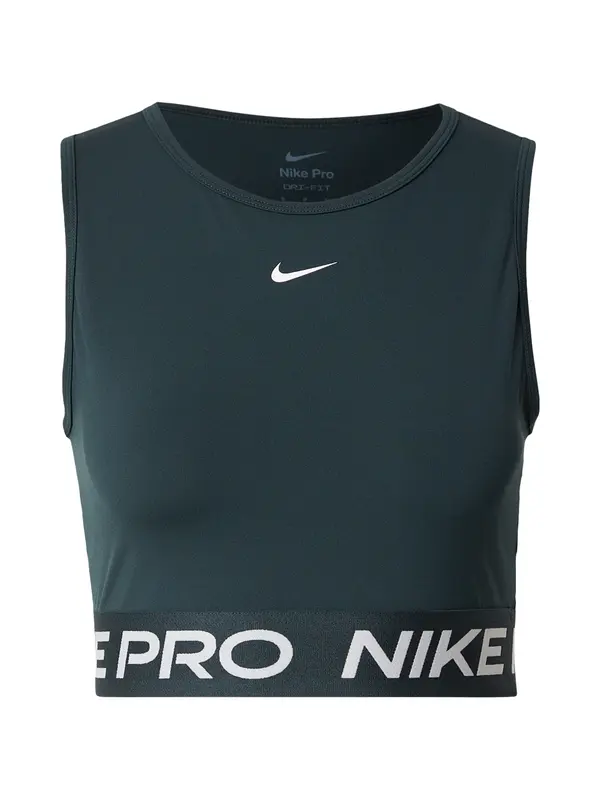 NIKE NIKE Športni top 'PRO 365'  jelka / bela