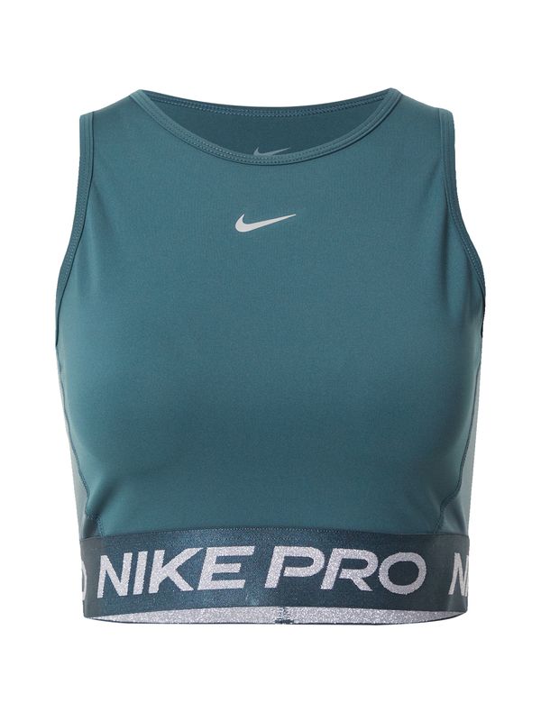 NIKE NIKE Športni top 'Pro'  jelka / črna / bela