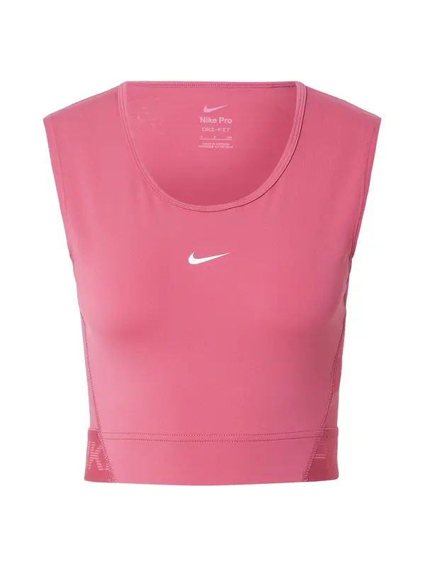 NIKE NIKE Športni top 'Pro'  magenta / svetlo roza / bela