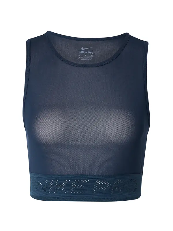 NIKE NIKE Športni top 'PRO'  mornarska / bela