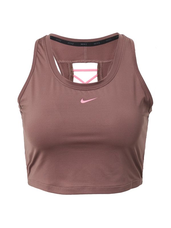 NIKE NIKE Športni top  sliva / roza