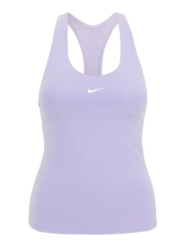 NIKE NIKE Športni top 'SWOOSH'  svetlo lila / bela