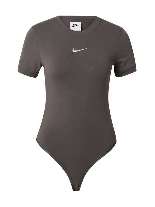 Nike Sportswear Nike Sportswear Bodi majica  bež / barva blata