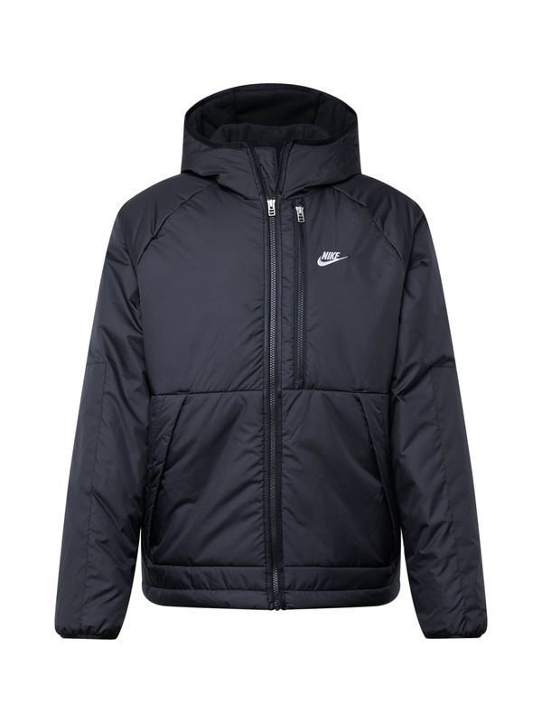 Nike Sportswear Nike Sportswear Funkcionalna jakna  črna / bela