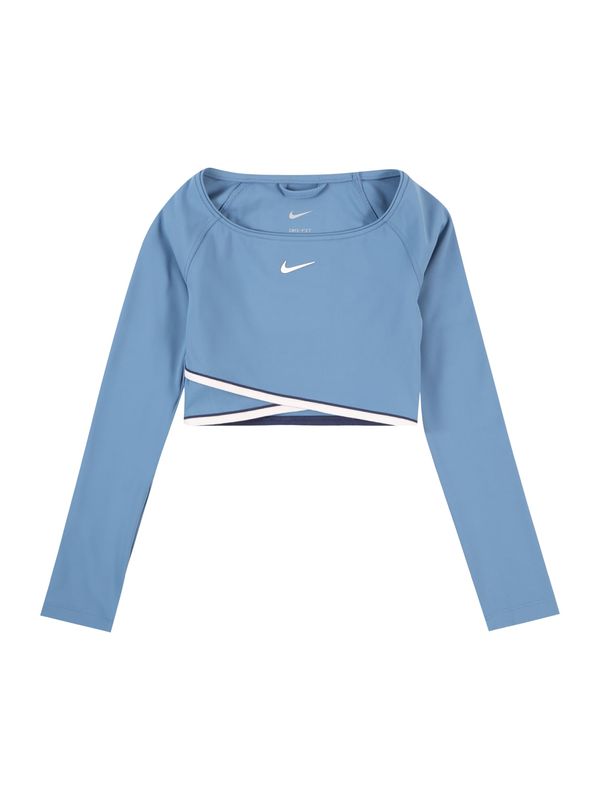 Nike Sportswear Nike Sportswear Funkcionalna majica 'NVLTY'  mornarska / svetlo modra / bela