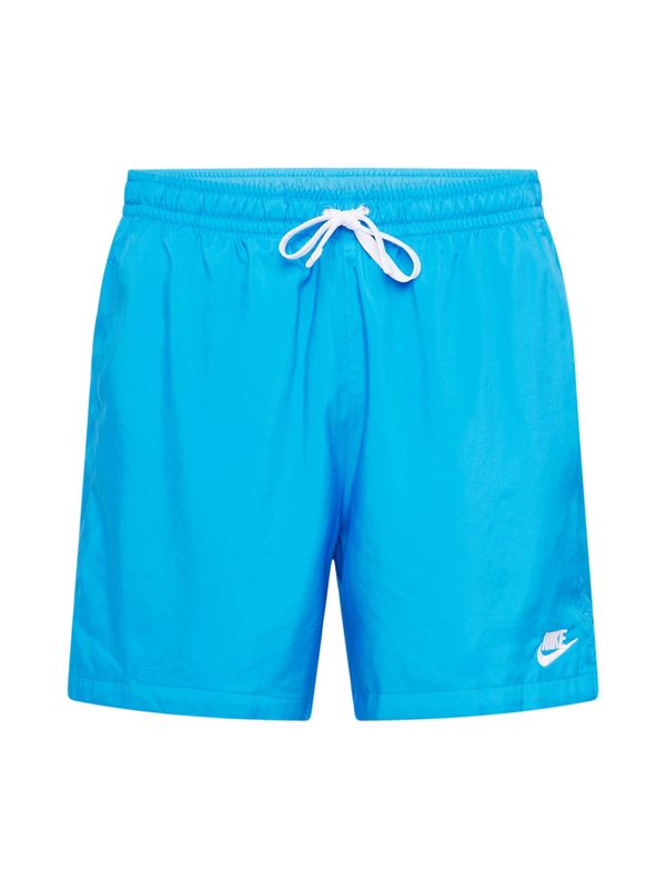 Nike Sportswear Nike Sportswear Funkcionalne hlače  voda / bela