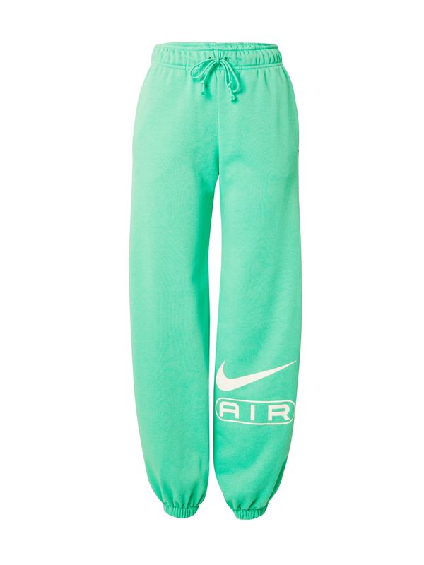 Nike Sportswear Nike Sportswear Hlače 'AIR'  svetlo zelena / bela