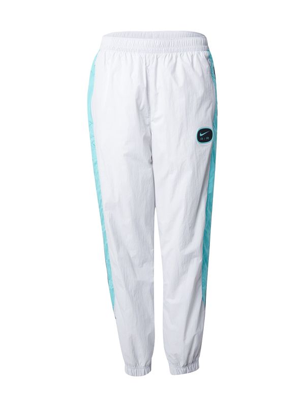 Nike Sportswear Nike Sportswear Hlače 'AIR'  voda / bela