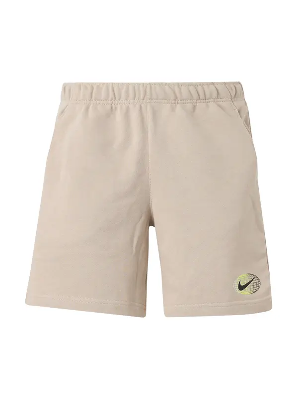 Nike Sportswear Nike Sportswear Hlače 'ATHL CLUB'  bež / rumena / črna