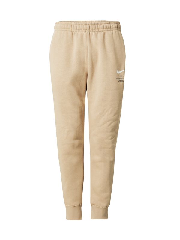Nike Sportswear Nike Sportswear Hlače  bež / črna / bela