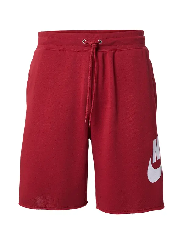 Nike Sportswear Nike Sportswear Hlače 'CLUB ALUMNI'  brusnica / bela