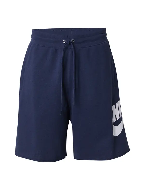 Nike Sportswear Nike Sportswear Hlače 'CLUB ALUMNI'  mornarska / bela